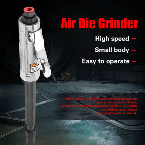 Dead Reliable Air Angle Die Grinder With 25000 Rpm High Speed Pneumatic Tool, compact design for metal and stone grinding.
