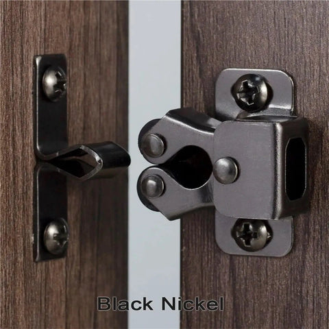 Double Roller Cabinet Latch Set 40 Pcs Soft Cushioned Roller Catches For Doors And Cupboards With Striker And Free Screws