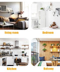 Heavy Duty 8 Inch 90 Degree Self Locking Flip Up Hinge For Drop Leaf Tables And Wall Shelves displayed in cozy living room setup.