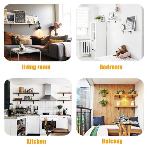 Heavy Duty 8 Inch 90 Degree Self Locking Flip Up Hinge For Drop Leaf Tables And Wall Shelves displayed in cozy living room setup.