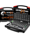 Rechargeable Green Laser Bore Sight Kit With 64 Caliber Adapters For.17 To 12 GA, Magnetic Scope Level and Rail Bubble Level in case