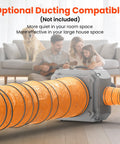Air Scrubber Negative Air Machine With Three Stage Filtration And 16 Inch Inlet in home setting with family in background
