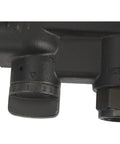 Close-up of Heavy-Duty Air Impact Wrench With 8 Inch Anvil And D-Handle showing adjustment dial and metal casing
