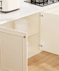 Twenty Pack Heavy Duty Soft Close Cabinet Hinges For Half Inch Overlay Face Frame Doors, closed cabinet with plates.