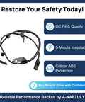 Front Left Right Abs Wheel Speed Sensor Straight Bolt On Drop Right Into Jeep Patriot Compass Dodge Caliber Plug And Play Anti Lock Brake Component Works Like A Champ With Flawless Oe Fit.