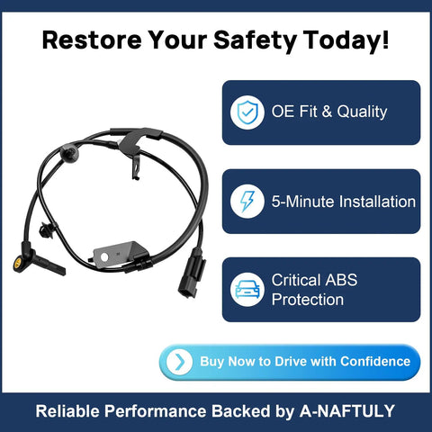 Front Left Right Abs Wheel Speed Sensor Straight Bolt On Drop Right Into Jeep Patriot Compass Dodge Caliber Plug And Play Anti Lock Brake Component Works Like A Champ With Flawless Oe Fit.