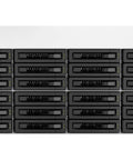 Beast Mode 30 Bay NAS Server With Intel Xeon E 2378 Platform And 64 GB Ram Memory front view showcasing 30 drive bays.