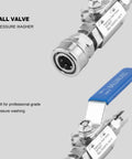 heavy duty hot water ball valve for pressure washer