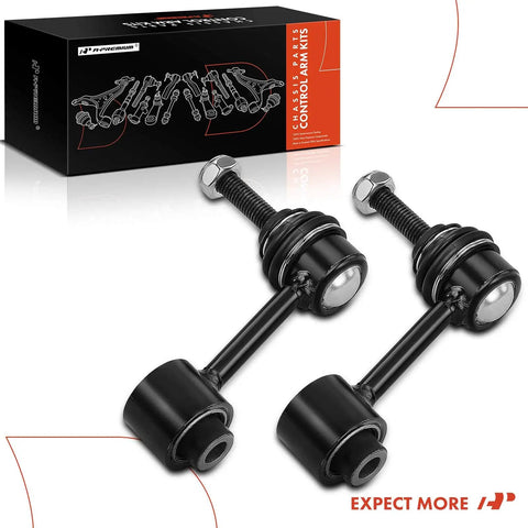 2 Pack Rear Sway Bar Links Stabilizer Kit For Volkswagen Jetta Golf Passat Tiguan Eos CC Beetle And Audi A3 Quattro Q3 TT Quattro Boosts Handling And Reduces Body Roll For A Smoother Sportier Ride, displayed with packaging box