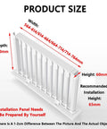 Heavy Duty Pull Out Trouser Rack For Washing Machines Quiet Sliding Drying Rods 35kg Load Space Saving Closet Organizer size guide