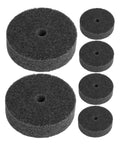 Six-Pack Nylon Polishing Buffing Wheels With 75mm Diameter And 10mm Hole, suitable for bench grinder sanding metal and stone.