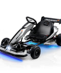 Licensed McLaren 48V Go Kart For Ages 14 And Up Dual 750W Brushless Motors Up To 15 MPH Pro Grade Drift Tires Silver Finish