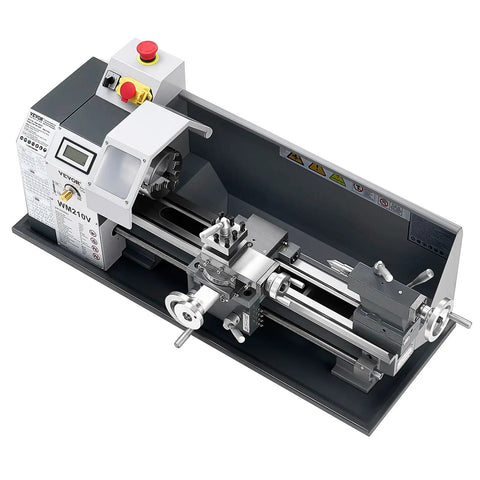 Powerful Benchtop Metal Lathe For Makers And Pros 8 X 16 Inch Turning Capacity 550W Variable Speed 0-2500 RPM Ultra Precise 0.0003 Inch