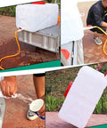 100L Large Capacity Water Storage Container in use for outdoor activities, showing heavy duty construction and food grade PE material