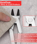 Extra Long Reach Wire Cutting Pliers With Double Joint Diagonal Cutters For Tight Spaces, Cuts Zip Ties And Soft Wires, Cotter Pins And Safety Wire Up To 1.5mm, Ideal For Auto Repair, Electrical Work, And Mechanic Projects, cleaning oil protective note