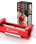Upgraded Honing Guide Tool for Short Chisels and Planes, off center sharpening holder with adjustable angles, red aluminum body