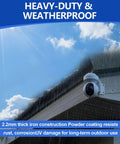 Corner Mount Kit For Security Cameras 270 Degree Bracket For Outdoor Surveillance No Fuss Setup CCTV Mount in rain