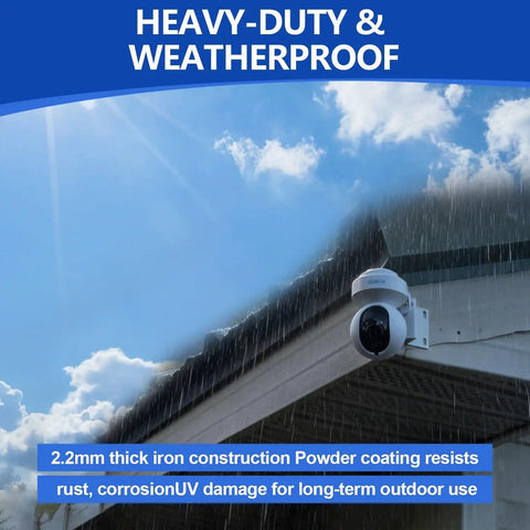 Corner Mount Kit For Security Cameras 270 Degree Bracket For Outdoor Surveillance No Fuss Setup CCTV Mount in rain