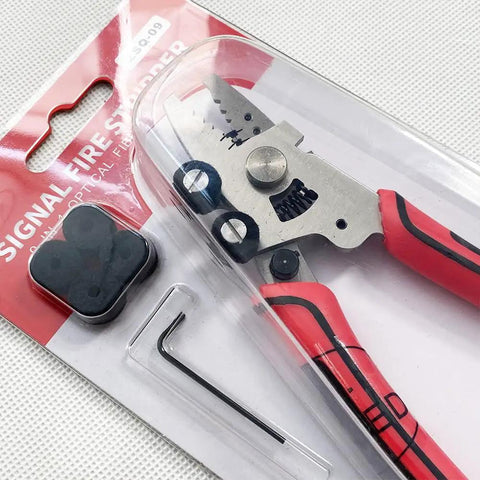 9-In-1 Fiber Stripping Tool With Rotatable And Replaceable Parts, Cleaning Cotton Included, Pro Grade Fiber Optic Pliers ZSQ-09