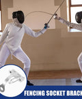 Replacement Epee Socket For Fencing Equipment Lightweight Standard Epee Head Bracket used in practice session.