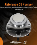 Front Wheel Bearing And Hub Assembly For 2012 2020 Dodge Challenger And Chrysler 300 5 Lug RWD Direct Fit Replacement