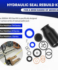 Hydraulic Seal Rebuild Kit For TM M And J Series Pallet Jacks, All-In-One Pump And Ram Reseal Kit, Replacement Parts MU200064-901