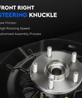 Front Right Steering Knuckle And Wheel Bearing Hub Assembly For Camry 2012 To 2017 2.5L L4 Passenger Side Replacement