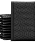 Black Bubble Mailers 4x8 Inch 50 Pack Padded Self Seal Envelopes With 4x7 Inner Size Opaque Waterproof Shipping Bags Stack