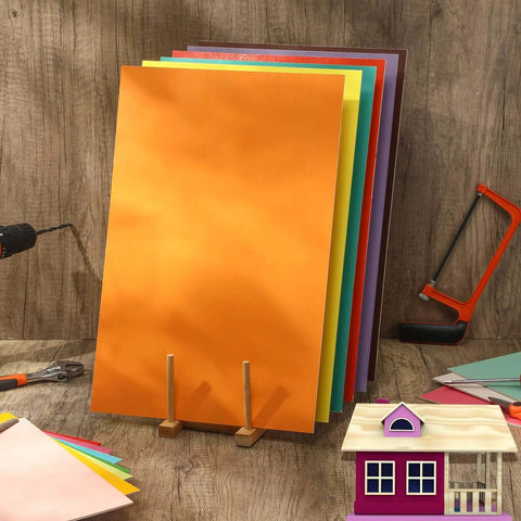 Geelin colored plywood sheets, 18 x 12 in, 1/8 in thick, set of 18 for laser cutting and crafts