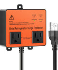 Beefed Up Refrigerator Surge Protector With Double Outlet Voltage Guard And Time Delay For Home Appliances Shields Against Brownouts Spikes