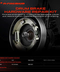 Upgrade Your Brakes With This Awesome A-Premium Rear Drum Brake Hardware Kit Perfect For Chevy Corvette And Cadillac XLR Models From 99 To 09 Ensure Proper Fitment And Smooth Stopping Power For That Classic American Muscle Car Ride. rear drum brake hardware kit, 190mm, metal springs and pins