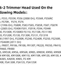 2 Pack C26-2 Dual Line Trimmer Head Replacement 4002 710 2169 for Compatible Gas String Trimmers model list display