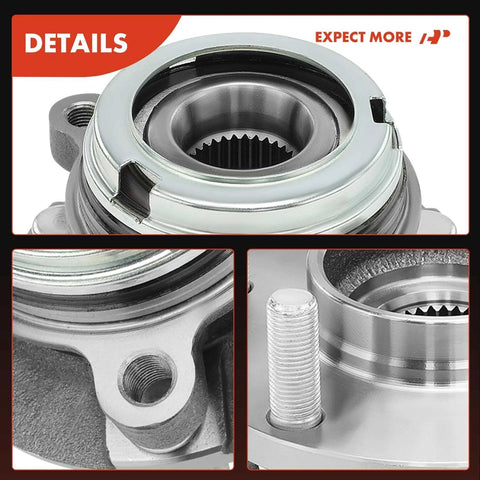 Front Wheel Bearing And Hub Assembly With 5 Lug For Nissan Altima Murano Pathfinder Maxima Infiniti QX60 QX50 JX35