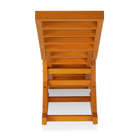 Underside view of Durable Wooden Dog Seesaw For Training And Agility Suits Big And Small Breeds With A Stable Pinewood Frame.