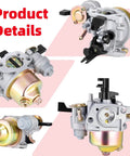 Carburetor And Air Filter Tune Up Kit For Honda GX Series Engines GX120 GX140 GX160 GX168 GX200 5HP 5.5HP 6.5HP With 17210-ZE1-517 Filter