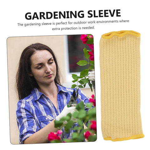 Heavy Duty Aramid Arm Guards For Women, Badass Forearm Shields For Gardening And Yard Work, Cut Resistant Sleeves used while pruning roses.