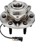 Front Wheel Bearing Hub Assembly 4WD For 2014-2018 Chevrolet Silverado 1500 with ABS 6-lug and 3-bolt flange