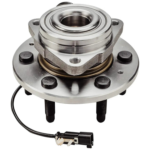 Front Wheel Bearing Hub Assembly 4WD For 2014-2018 Chevrolet Silverado 1500 with ABS 6-lug and 3-bolt flange