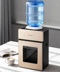 Top Loading Countertop Water Dispenser For 1.2 To 5 Gallon Bottles With Hot And Cold Water, Rotating Dual Spout on kitchen counter