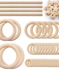 Macrame Kit 93 Pieces With Sticks Rings And Beads For Wall Hangings And Plant Hangers The Dope Starter Kit For DIY Crafters