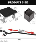 Move Your Heavy Furniture And Big Appliances Like Fridges And Washers With Ease Using This Beefy Dolly Set diagram
