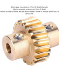 Beefy 10 To 1 Wheel Bronze Gear Set For Robotics With 4.7mm D Axle And 6mm D Shaped Shaft Heavy Duty Metal Transmission Gear