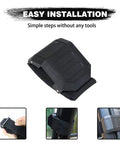 UTV Windshield Mount Clamps Straps Kit 4 Pack Fits 1 To 2 Inch Roll Bars Front Windshield Mounts With Adjustable Straps