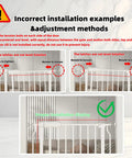 Extra Tall Wide Baby Gate With Walk Through Door 30 Inches High And 51 To 58 Inches Adjustable Width No Drill Pressure Mounted Safety Gate For Doorways And Stairs Auto Close And Double Locking Great For Toddlers And Small Dogs installation instructions