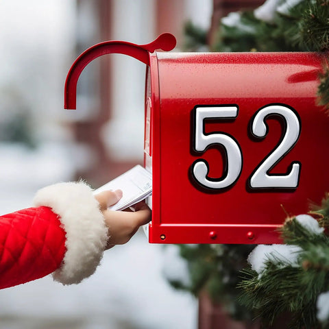 Easy Peel And Stick 3.8 Inch Reflective House Numbers Set Of 20 For Outdoor Use Waterproof ABS Plastic Address Numbers on mailbox
