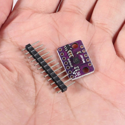 4 Pack GY BMI160 6DOF 6 Axis Sensor Module Gravity Sensor Accelerometer Gyroscope With I2C And SPI 3 To 5V Low Power Compact Inertial Measurement Unit For Mobile Projects purple PCB with header pins