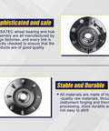 Top view of Beefed Up Front Wheel Bearing And Hub Assembly For Chevy Silverado 2500 3500 4WD GMC Sierra 1500 2500 Yukon XL 99 07.