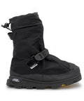 Badass Glacier Trekking Boots with Sweet Anti Slip Traction Spikes for Nasty Ice and Snow Waterproof Black Size 11 Side View