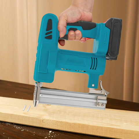 Top Shelf 20V Cordless Brad Nailer Kit With 15Ah Battery Charger Provides Strong 2 In 1 Finish Nail Performance For Upholstery Carpentry And Weekend Warrior Diy Tasks Guarantees Smooth Shooting Reliability On Demand