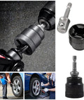 Two Pack Scissor Jack To Impact Driver Adapter Set For One Half Inch Wrenches And One Quarter Inch Hex Bits Ditch The Car Jack Or Ratchet
